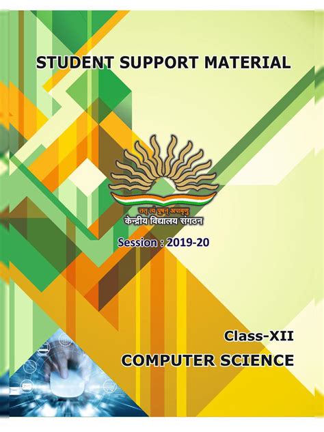 Get free study materials and notes for computer application shared by the faculty and students. PDF KVS Class 12 Computer Science Study Material 2019-20 ...