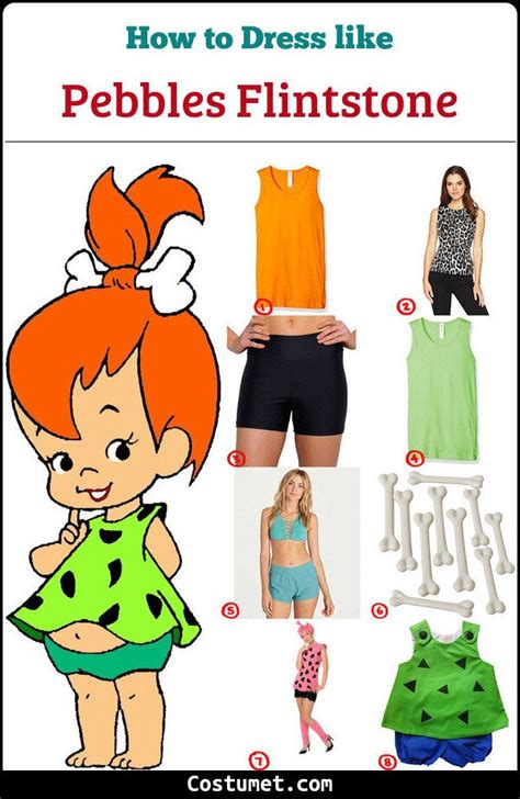 Pebbles Flintstone Costume For Cosplay And Halloween 2021 Best Couples