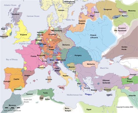 Euratlas Periodis Web Map Of Europe In Year 1400