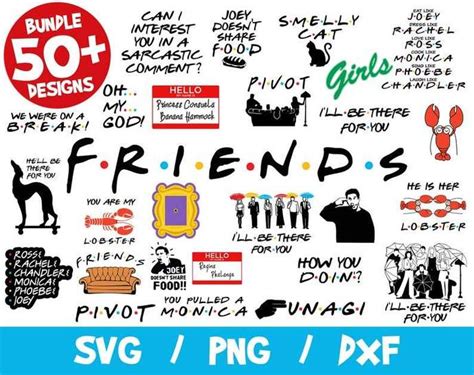 Friends Svg Couch Svg Png Eps Dxf File