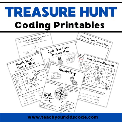 Treasure Map Coding Activity For Kids Teach Your Kids Code
