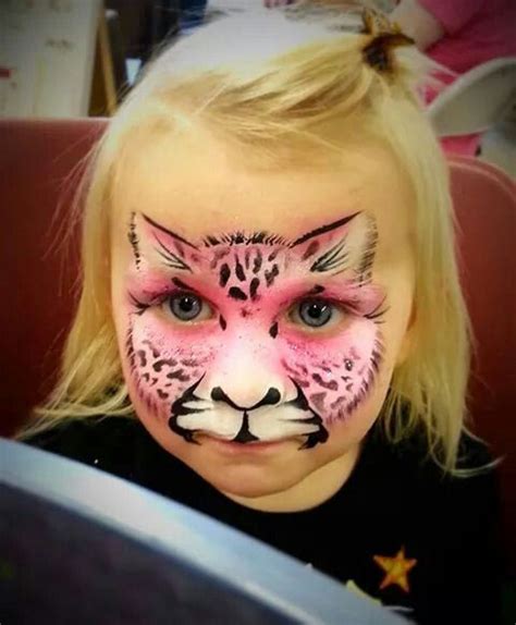 Pink Panther Face Painting Carnival Face Paint Animal Paintings