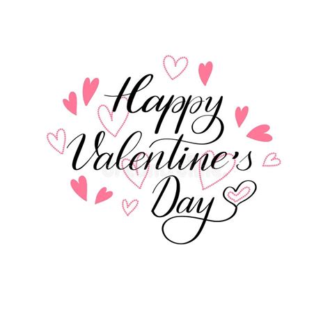 Happy Valentine Day Text Stock Illustrations 127647 Happy Valentine