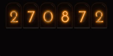 Nixie Tube Cold Cathode Display Random Number Generator Codemyui