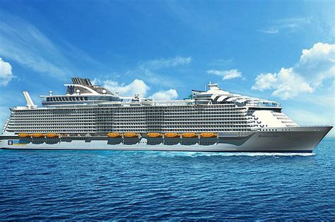 Pictured Worlds Largest Cruise Ship Harmony Of The Seas Docks In Uk