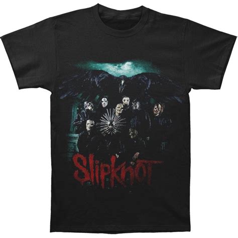 Slipknot Slipknot Mens Crow Slim Fit T Shirt Black