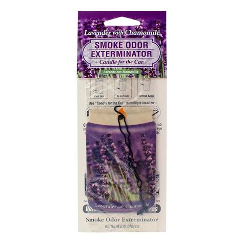 Smoke Odor Exterminator Car Freshner Lavender Chamomile Zone Rock