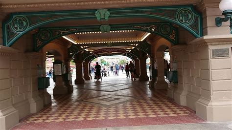 The Main Entrance At Disneyland Paris Youtube