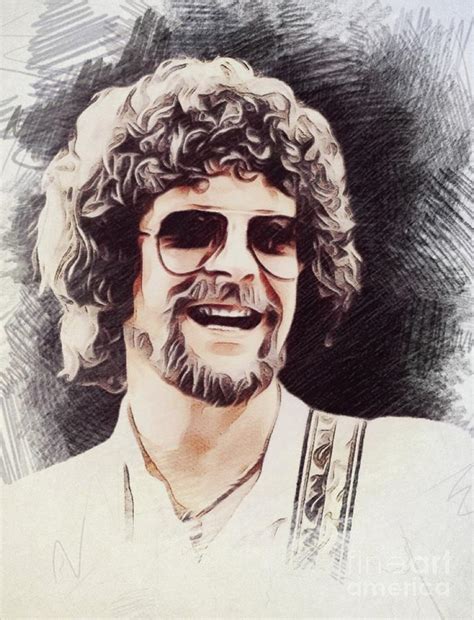 Jeff Lynne Music Legend Painting By Esoterica Art Agency Fine Art