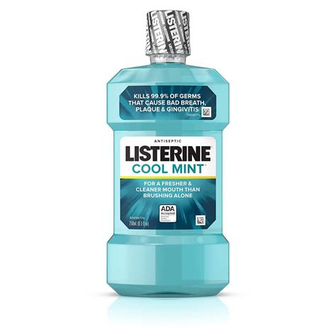 listerine cool mint antiseptic oral care mouthwash cool mint flavor 250 ml for only 1 69 1