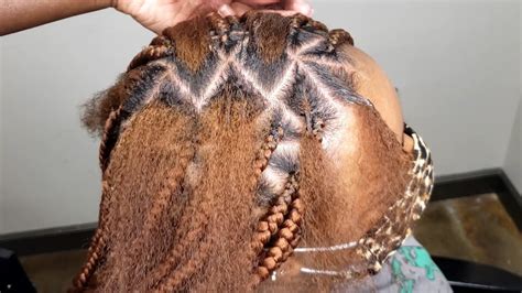Perfecting Parts Triangle Box Braids Easy Detailed Video Knotless