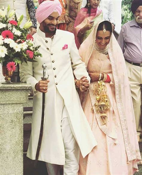 Neha Dhupia And Angad Bedi Are Wife And Husband Now See Pics From Wedding Bollywood