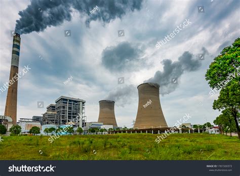 Tops Cooling Towers Atomic Power Plant Stock Photo 1781500373