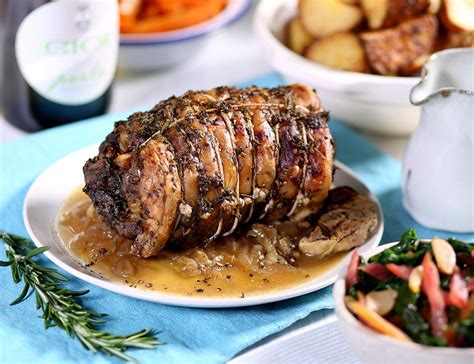 slow roast lamb with herb and garlic rub recipe abel and cole