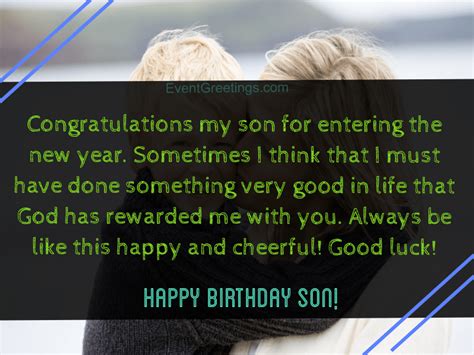 We may not be perfect parents but we're lucky to have a perfect son. 30 Best Happy Birthday Son From Mom Quotes With ...