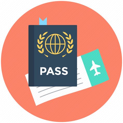 Passport Travel Id Travel Pass Travel Permit Visa Icon Download On Iconfinder