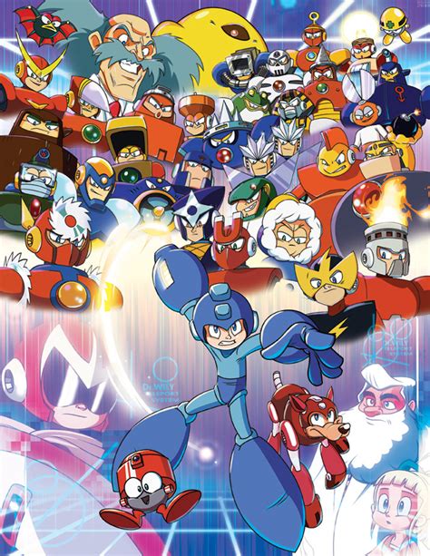 Rock It Mega Man Tribute By Danschoening On Deviantart
