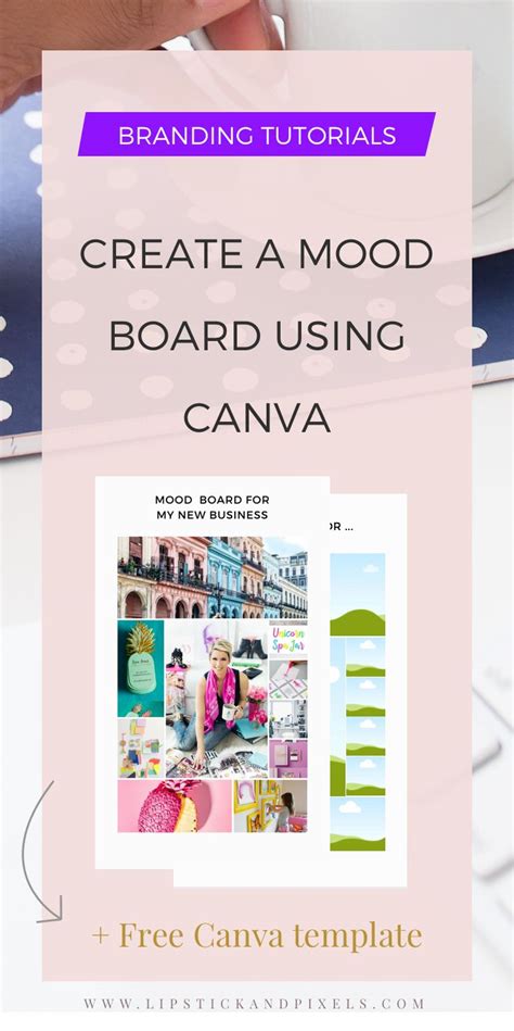 How To Create A Mood Board Using Canva Blog Mood Board Mood Board