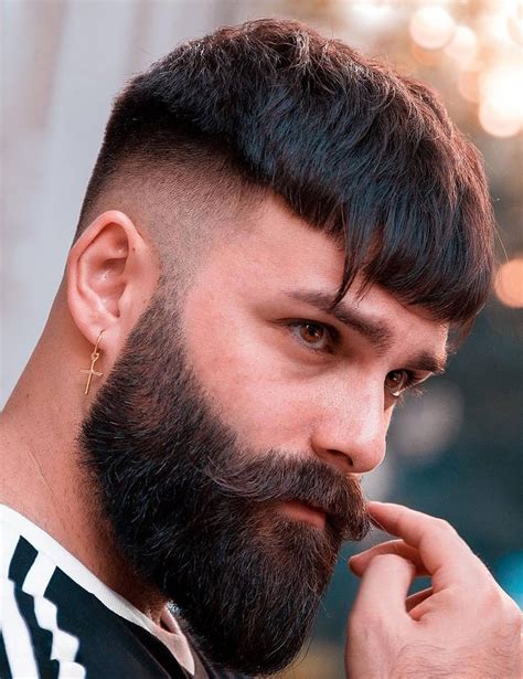 Buzz Cut Hairstyle With Beard Srzofaa
