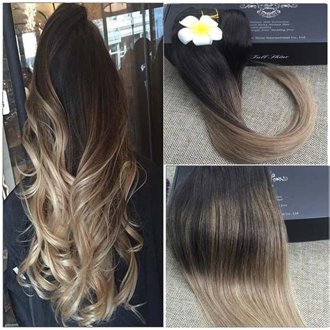 Our 100% unprocessed blonde hair extensions are the best due to being from a single hair donor their coarseness, silkiness, and lightweight at malaysia hair imports, we only supply the best quality blonde hair extensions with 100% virgin remy malaysian, burmese, and cambodian hair that. FULL HEAD BALAYAGE OMBRE CLIP IN REMY HUMAN HAIR ...