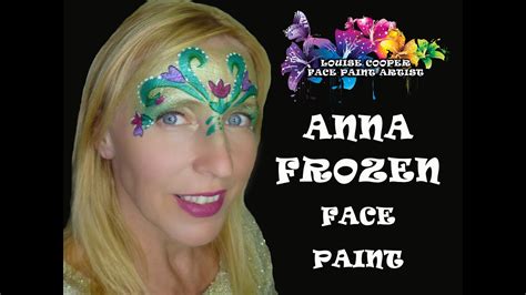 Anna Frozen Face Paint Tutorial Youtube