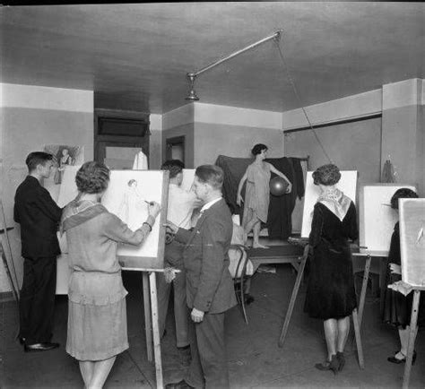 Life Drawing Class At The Ymca Louisville Kentucky 1928 Caufield