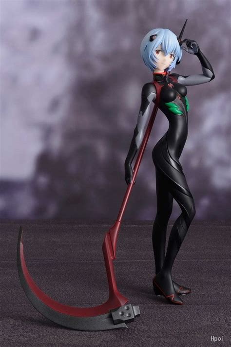 Eva Neon Genesis Evangelion Ayanami Rei Black Plugsui Pvc Action Figure