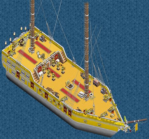 Gold Class War Brig Puzzle Pirates