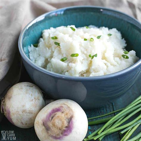 Mashed Turnips Mashed Potato Substitute Low Carb Yum