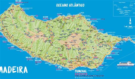Madeira Island Map Madeira Informations