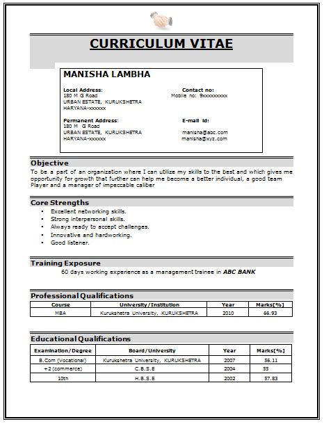 Download the best resume formats for account manager and finance manager also here you can find free download stunning free and easy format for bba freshers and resume format for bba freshers. MBA Resume Sample | Resume format for freshers, Best ...