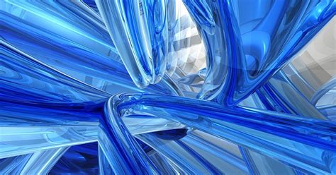 Wallpaper Biru Abstrak - Background Keren 3d - 1200x630 - Download HD