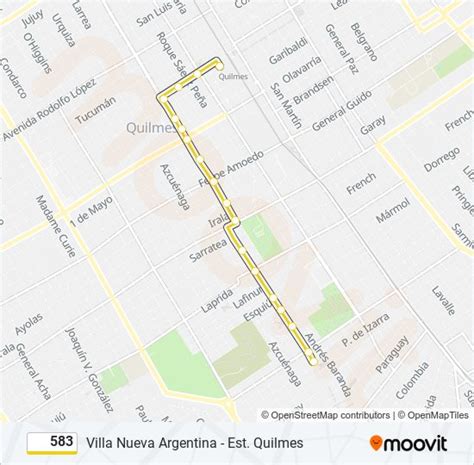 Ruta Horarios Paradas Y Mapas Acceso Est Quilmes Actualizado My XXX