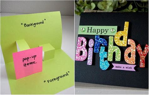 Diy Birthday Card Ideas And Methods 2happybirthday