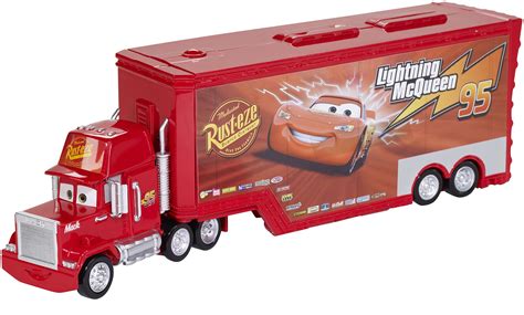 Disney Cdn64 Pixar Cars Toy Mack Truck Playset Lightning Mcqueen Story