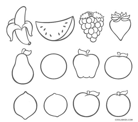 Imagenes De Las Frutas Para Colorear C42