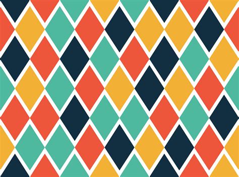 Seamless Pattern Of Colorful Geometric Shapes Vector Illustration Vector Art At Vecteezy
