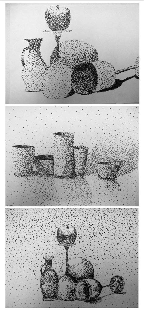 Simple Yet Intense Stipple Art To Help You See The Details Bored Art