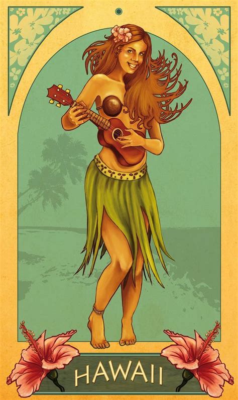 hawaii by ~moshydream on deviantart hawaii art hawaiian art vintage travel posters