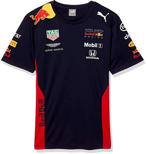 Red Bull Racing F1 2020 Mens Team T Shirt Navy Team T Shirts Racing