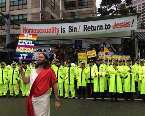 Interview Jesus Speaks On Gay Pride Christian Protesters The Korea Times