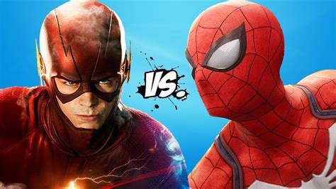 The Flash Vs Spiderman Epic Superheroes Battle Youtube