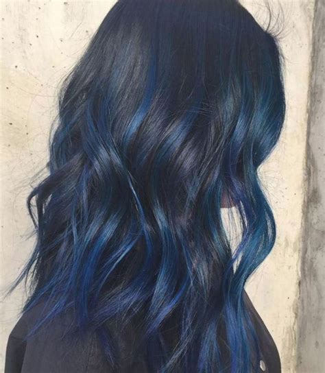 50 Blue Hair Highlights Ideas Hair Colour Style In 2020 Hair Color