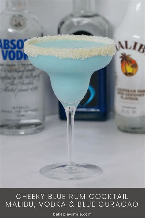 Malibu cocktails • blue hawaiian. Blue Coconut Rum Cocktail | Malibu, Vodka & Blue Curacao ...