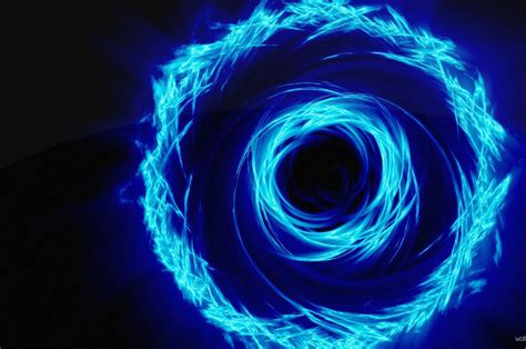 Free Download Blue Fire Ball 2016 4k Abstract Wallpapers