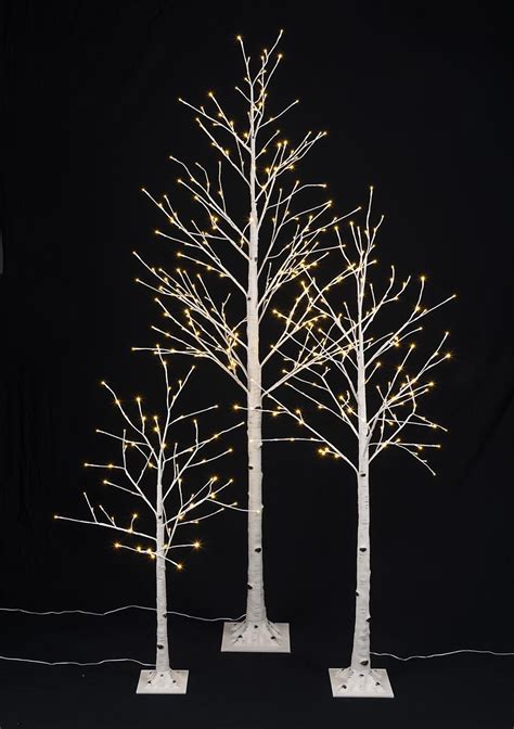 Lighted Birch Tree Energy Efficient Led Lights
