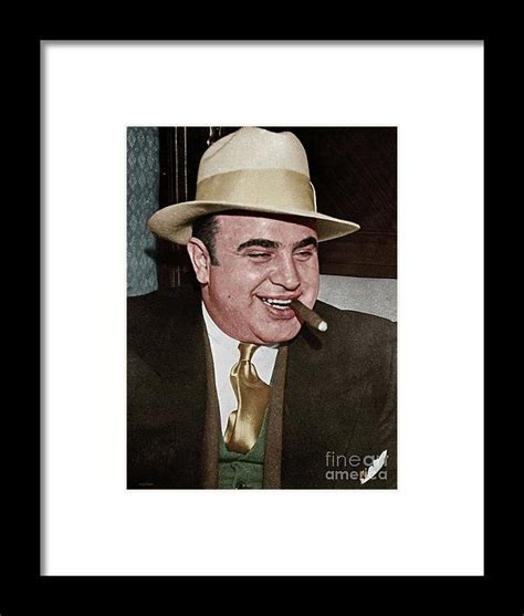 Al Capone Scarface Mafia Crime Boss 20170628 Framed Print