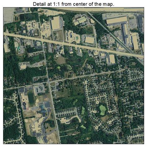 Aerial Photography Map Of Novi Mi Michigan