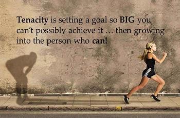 Check spelling or type a new query. Tenacity is setting a goal so BIG you ca tenacity Quote