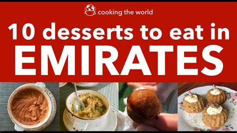 Uae Desserts 10 Emirati Desserts To Try In Dubai And Abu Dhabi Youtube